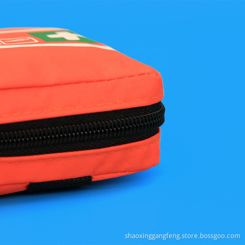 Wholesale manufacturer red color wound care small medical tactical fist aid kit bag